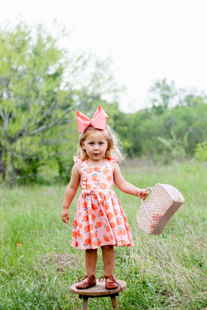 ROSITA DRESS IN PEACHY