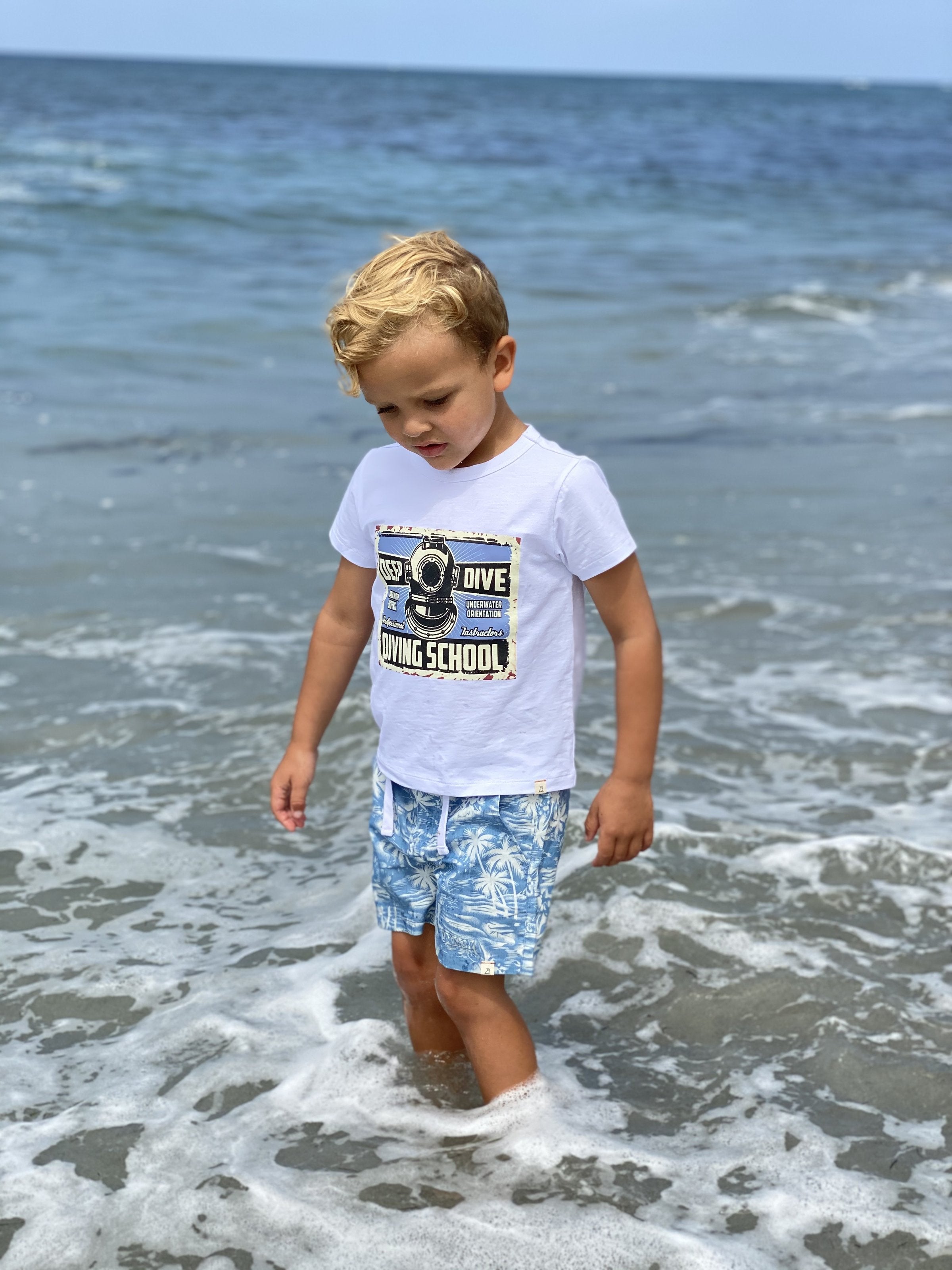 Crew Shorts - Chambray Surfer